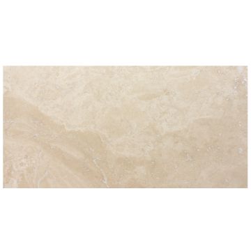 Tile - Stone & Other-12''x24'' Travertino Ivory Cream Honed
