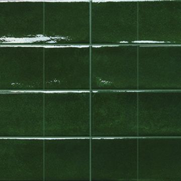 Tuile-Céramique-4X4 Marrakech Green Glossy
