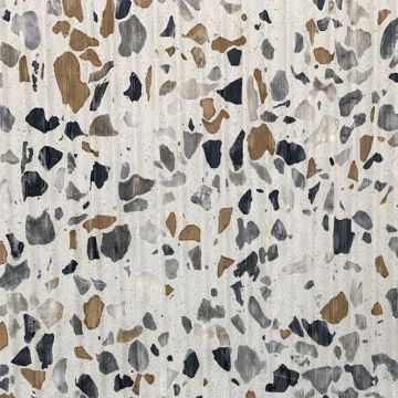 Slab - Stone & Other-Terrazzo Collection Urban White Fluted Piccolo 3/4 (49X120in)