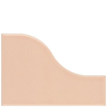 Tile - Ceramic-3,25X4,75 Curve Pink Glossy