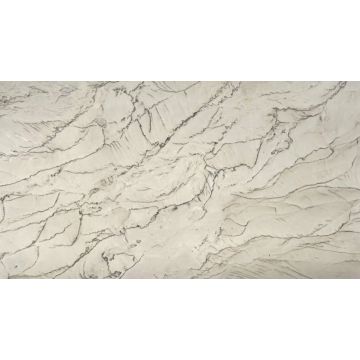 Dalles-Pierre et autres-White Silk Polished 1 1/4