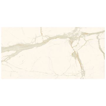 Dalles-Céramique-Sapienstone 4D 20mm Calacatta A Pol (63X126In)