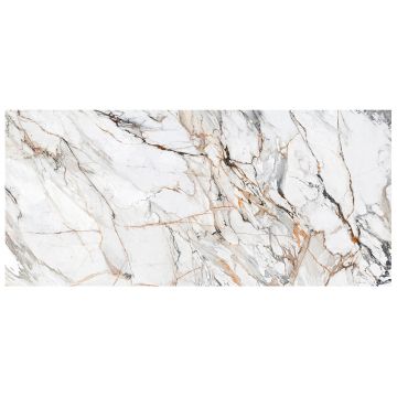 Slab - Ceramic-NEOLITH CLASSTONE 6mm CALACATTA LUXE 01R POL (59X126in)