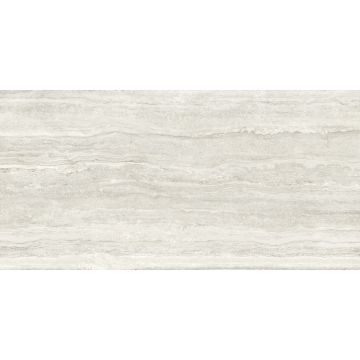 Slab - Ceramic-Gigantec 12mm Travertino Bianco B Strut (63X126In)