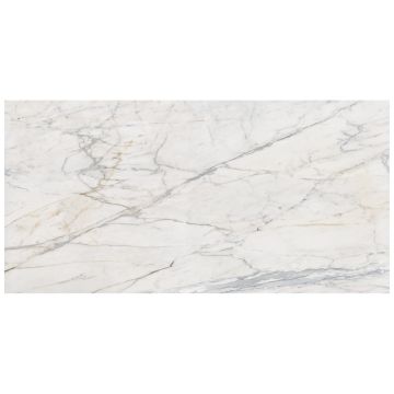 Slab - Ceramic-Grande Marble 6mm Golden White Sat (64X128in)