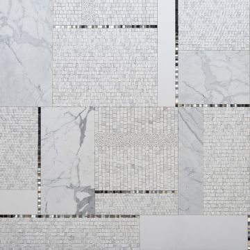 Fabrication CIOT - Studio-Abstracto Caselle Bianco 1C - 56X56