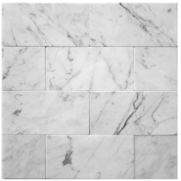 Tile - Stone & Other-3''x6'' Collection Bianco Carrara Polished
