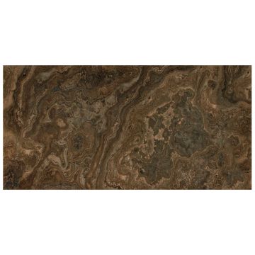 Tile - Stone & Other-12''x24'' Eramosa Brown Cross Cut On Porcelain Support Polished
