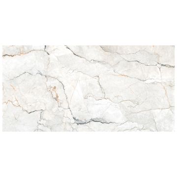 Tile - Ceramic-24X48 Geomarble Sauvage Pearl Pol. Rt