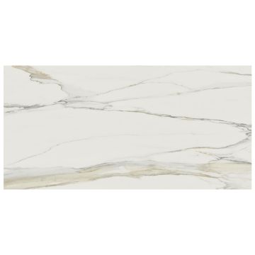 Dalles-Céramique-Magnum Marble 12mm Calacatta Gold B Glossy (63X126po)