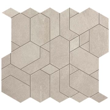 Mosaic-12''x13'' Boost Mosaico Shapes White