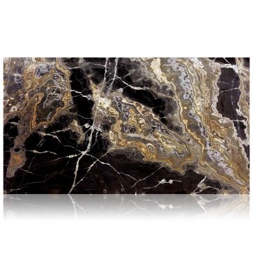 Dalles-Pierre et autres-Onice Nero Polished 3/4