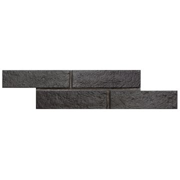 Tile - Ceramic-2.5''x10'' Brick New York Black