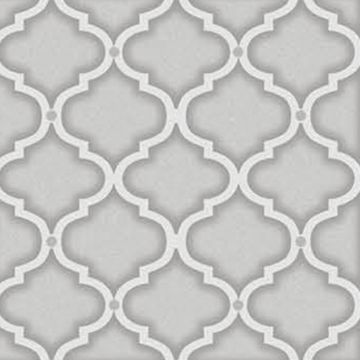 Tuile-Céramique-8''x8'' Riflessi Arabesk 01 Grigio Rt