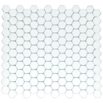 Mosaîque-1'' Les Classiques Hexagon Snow Satin