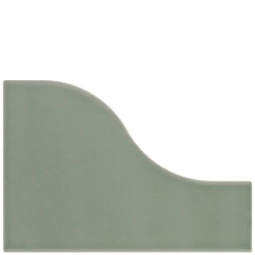 Tile - Ceramic-3,25X4,75 Curve Aquarium Matt