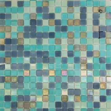 Mosaic-5/8X5/8 Piscine Nordic Water Blend 2 (Paper Face Mounted)