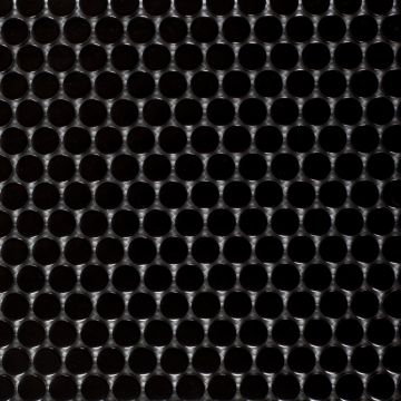 Mosaîque-3/4'' Penny Round Black Satin