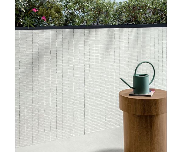 Tile - Ceramic-4X24 Nuances White Decor Signs