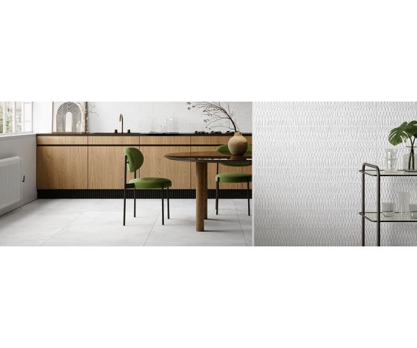 Tile - Ceramic-12X36 Santorini Concept White Pure Matt Rt