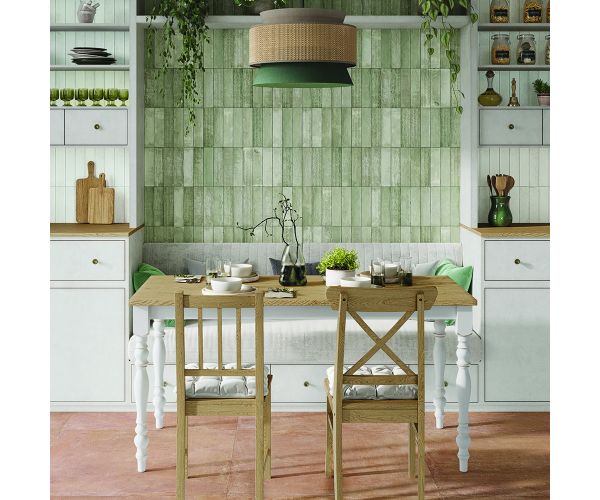 Tile - Ceramic-2.4 X 9.7 Lagoon Green Nat