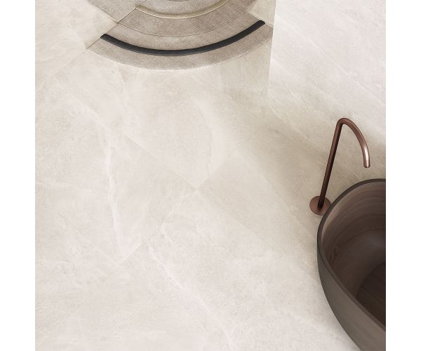 Tile - Ceramic-24X48 Salt Stone White Pure Lap. Rt