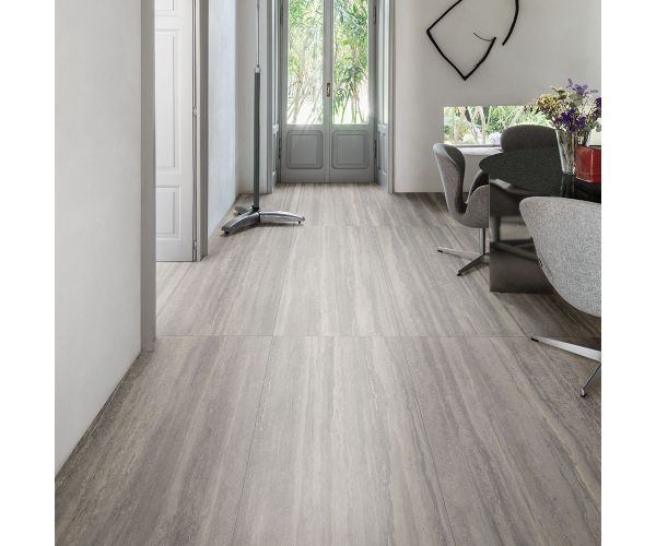 Tile - Ceramic-12X24 Mystone Travertino Silver Nat. Rt