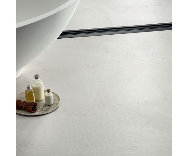 Tile - Ceramic-4X24 Nuances White Decor Signs