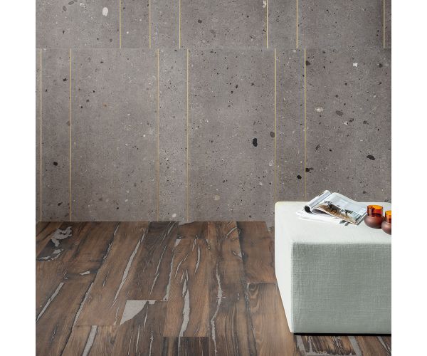 Tile - Ceramic-12X24 Ego Grigio Scuro Nat.