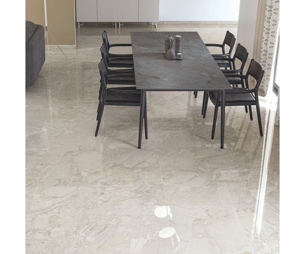 Tile - Ceramic-24X48 Kuartz Beige Pol. Rt.