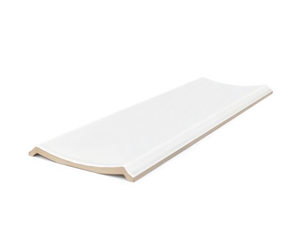 Tile - Ceramic-6''X18'' Bow White