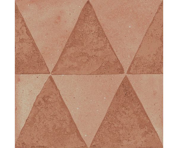 Tuile-Céramique-8X8 Artcraft Decoro Triangoli Cotto