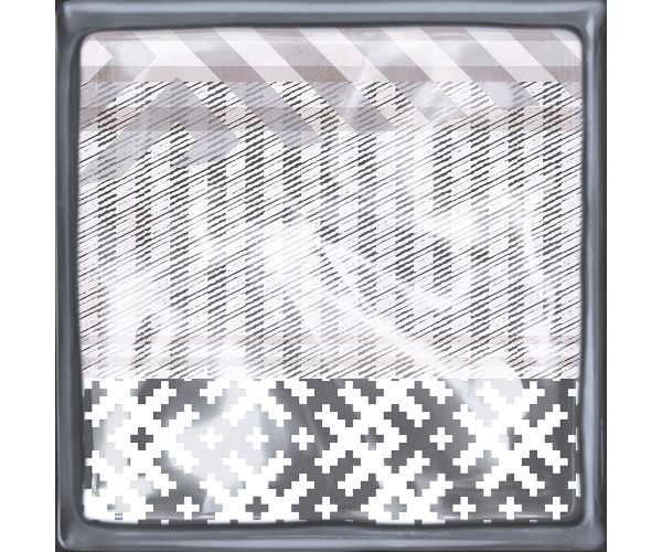 Tile - Ceramic-8X8 Glass Decor White Mix
