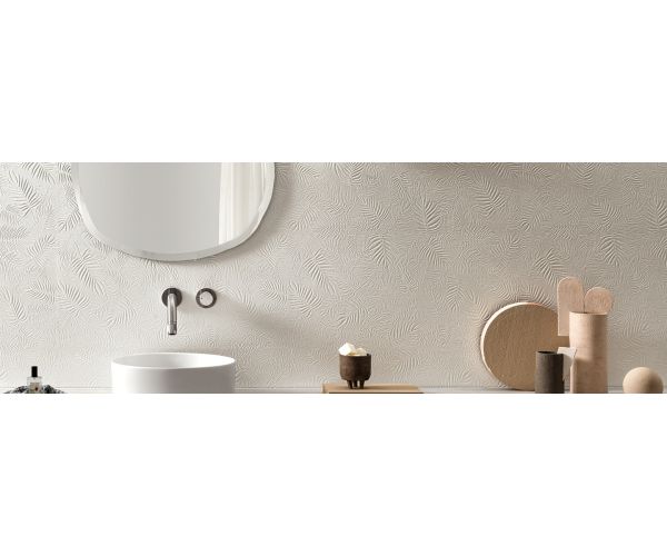 Tuile-Céramique-16X32 3D Wall Carve Whittle White