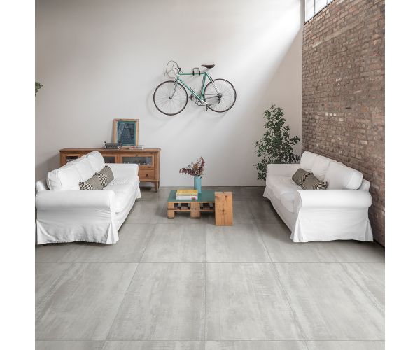 Tile - Ceramic-29.5X59 Ironstone Argento Nat. Rt