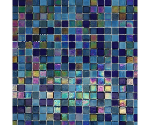 Mosaîque-5/8X5/8 Piscine Panarea Blend(Paper Face Mounted)