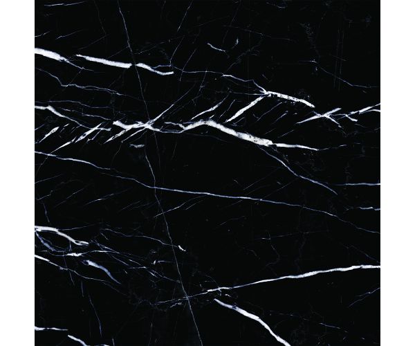 Tuile-Céramique-32X32 Nero Marquina Glossy