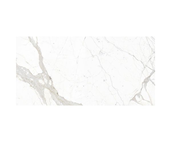 Dalles-Céramique-Maxfine Marmi 6mm Calacatta A Bookmatch Lev (59X118po)