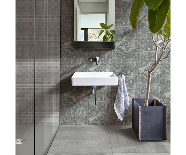 Tile - Ceramic-29.5X59 Ironstone Argento Nat. Rt