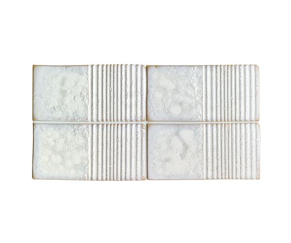 Tile - Ceramic-4X8 Biscuit Warm Grooves Decor