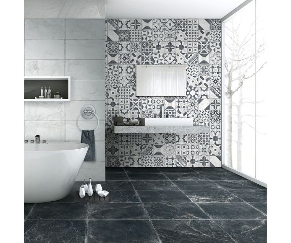 Tile - Ceramic-12X24 Timeless Black Nat. Rt