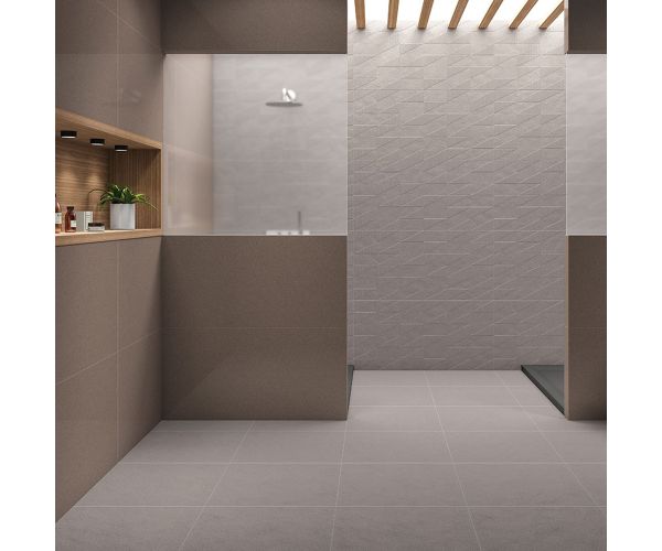 Tile - Ceramic-24X24 Courtyard Cocoa Mud Protect