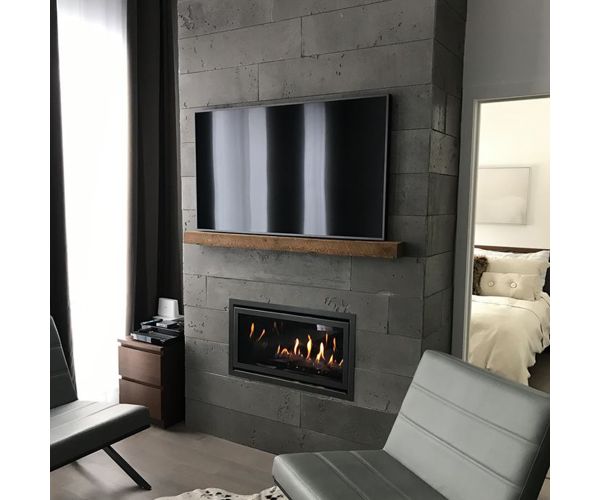 Tile - Stone & Other-8''x48'' Peau De Beton™ Onyx Raw