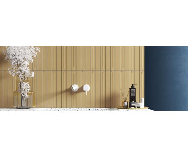 Tile - Ceramic-2X16 Hopp Golden Nat