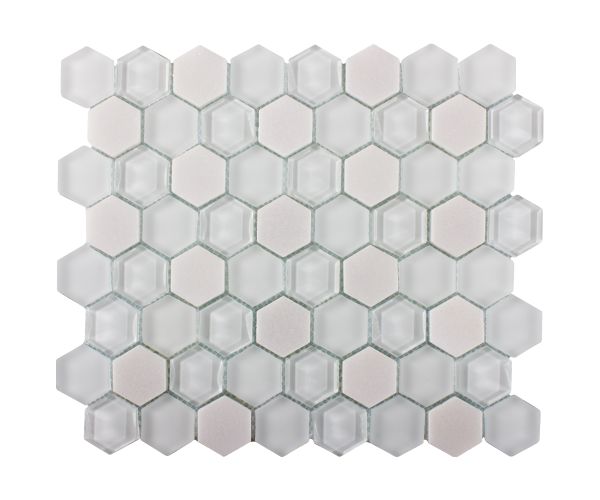 Mosaic-1.5'' Genoma Hex Cristal Blend
