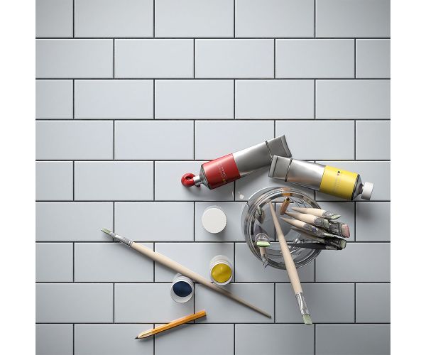 Tile - Ceramic-3''x6'' Color Tender Gray Bright