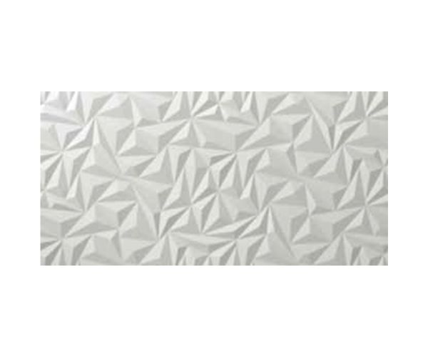 Tile - Ceramic-16''x32'' 3D Wall Design Angle White Matt