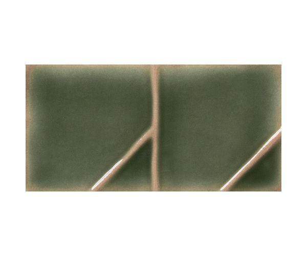 Tile - Ceramic-2.5X5 Origami Moss Glossy Std