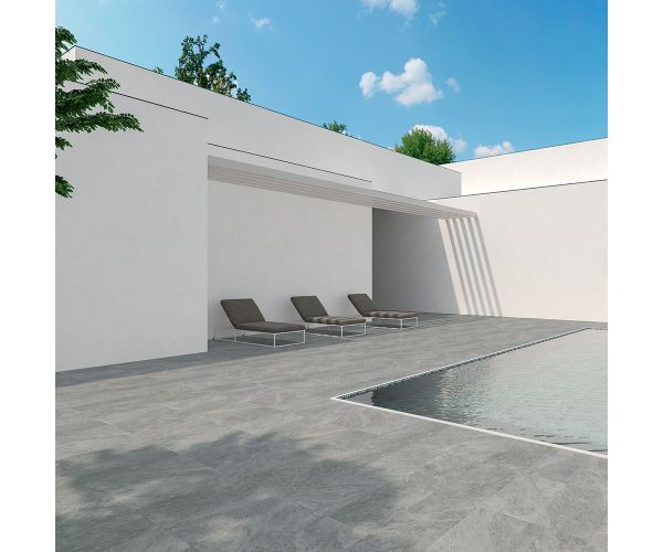 Tile - Ceramic-12''x24'' Bahia Grey Nat.