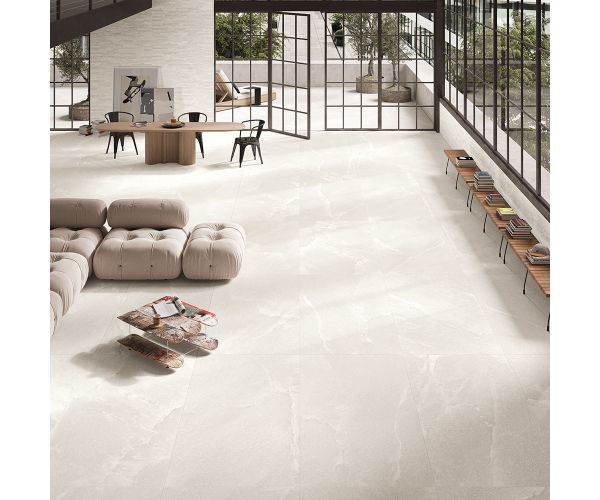 Tile - Ceramic-24X48 Salt Stone White Pure Lap. Rt
